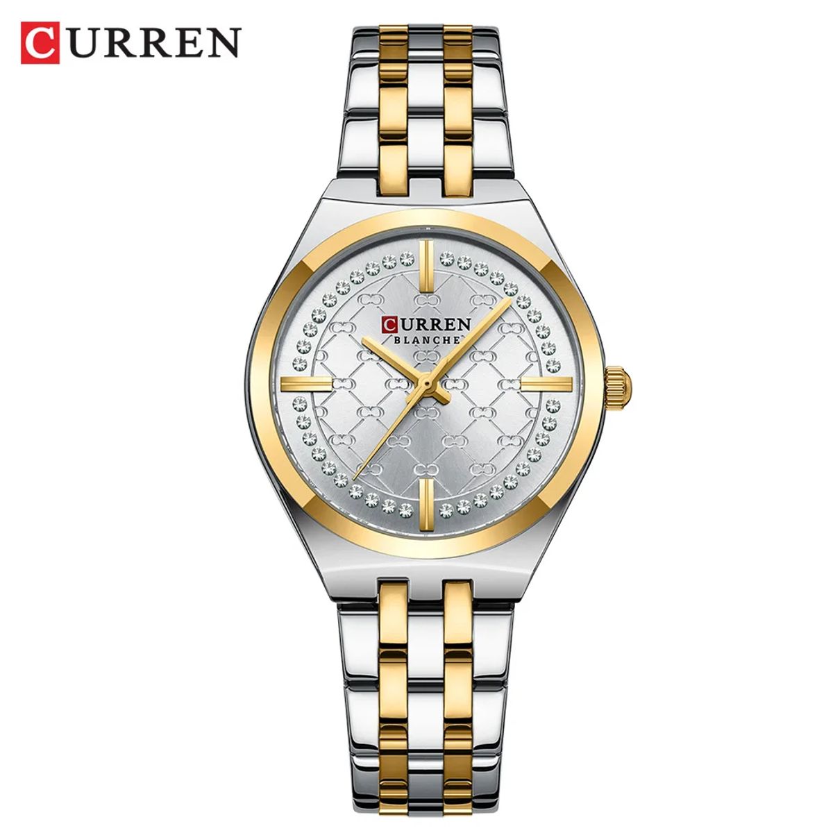 Women's Vintage Round Watch with Lightweight Alloy Strap