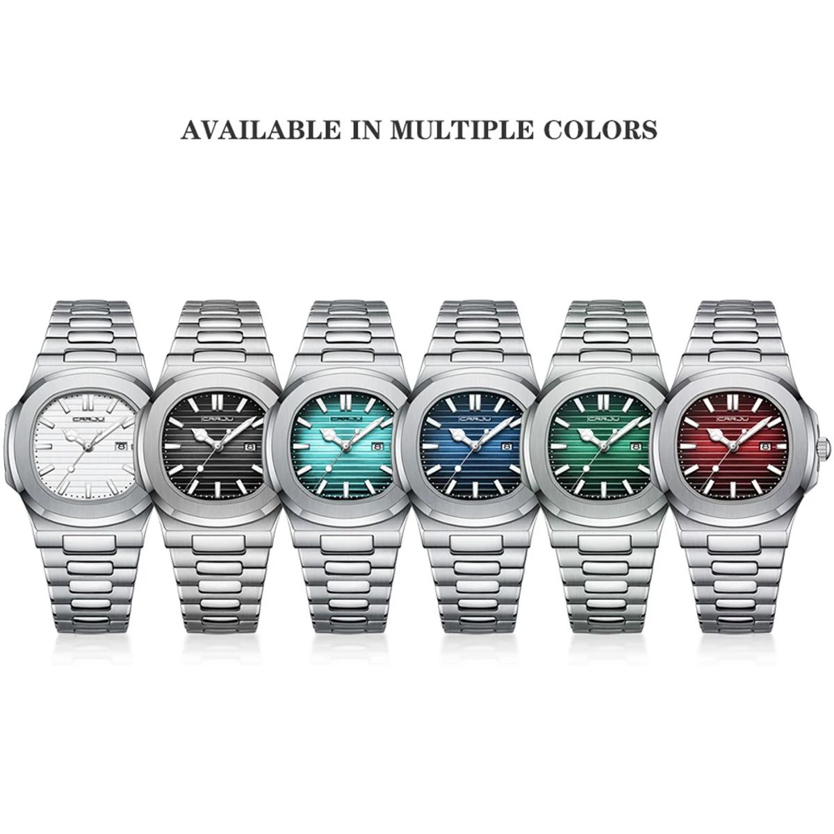 Elegant Stainless Steel Quartz Watch for Men with Luminous Display Elegant Stainless Steel Quartz Watch for Men with Luminous Display