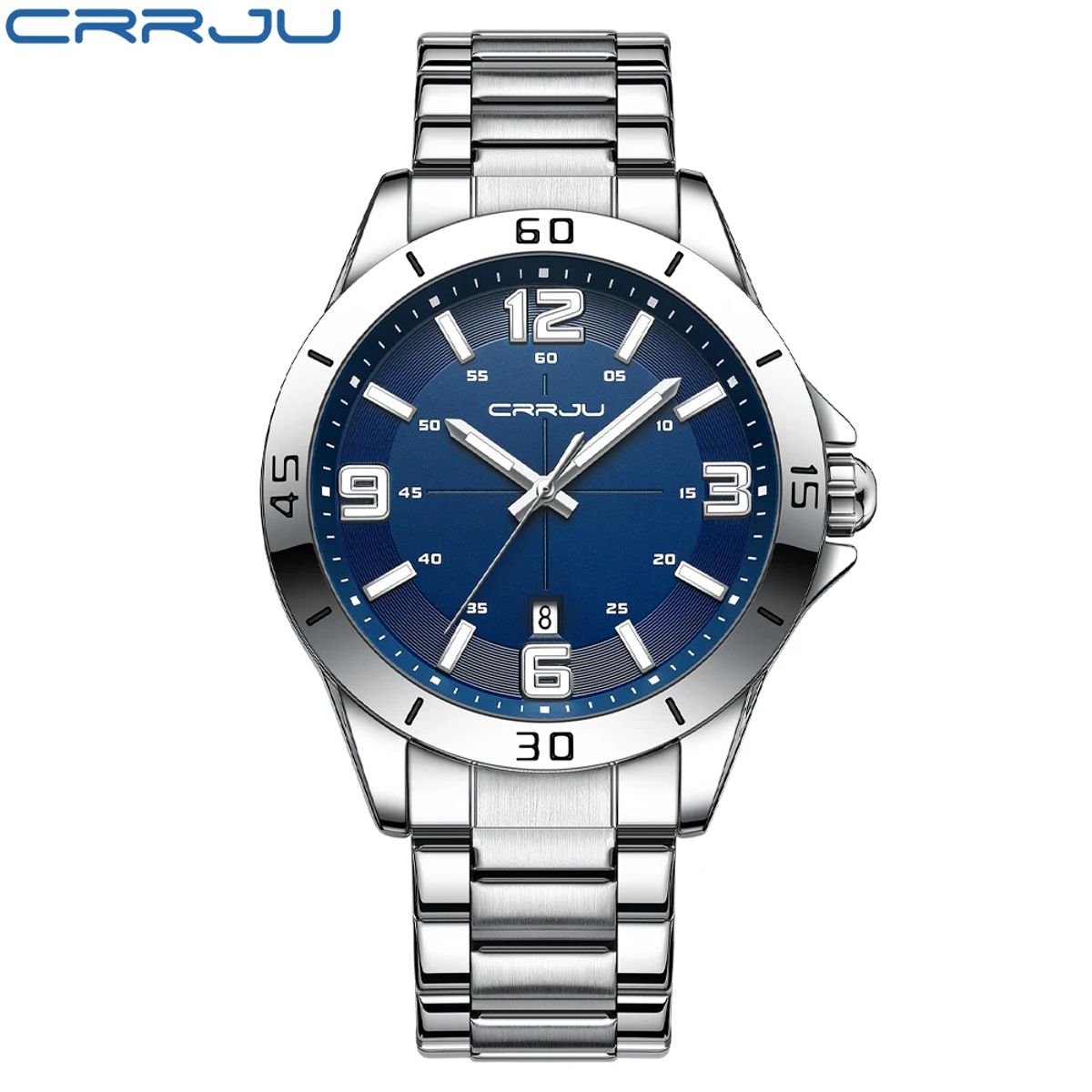 Timeless Men's Quartz Watch with Date and Steel Elegance