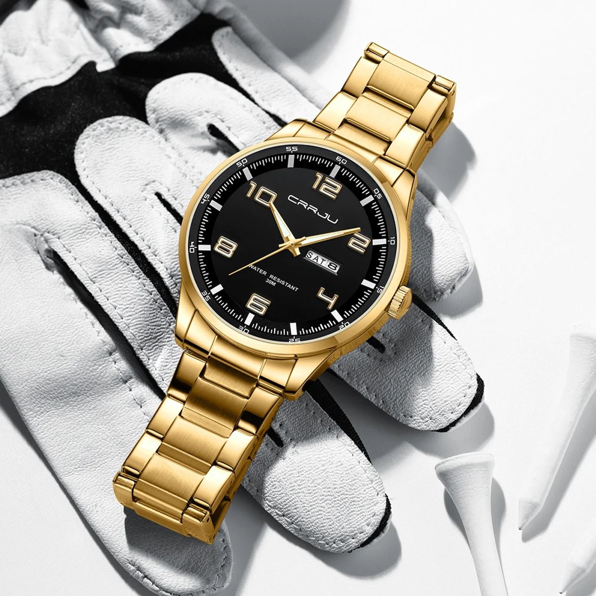 Elegant Men's Luxury Watch with Stainless Steel & Quartz Movement Elegant Men's Luxury Watch with Stainless Steel & Quartz Movement
