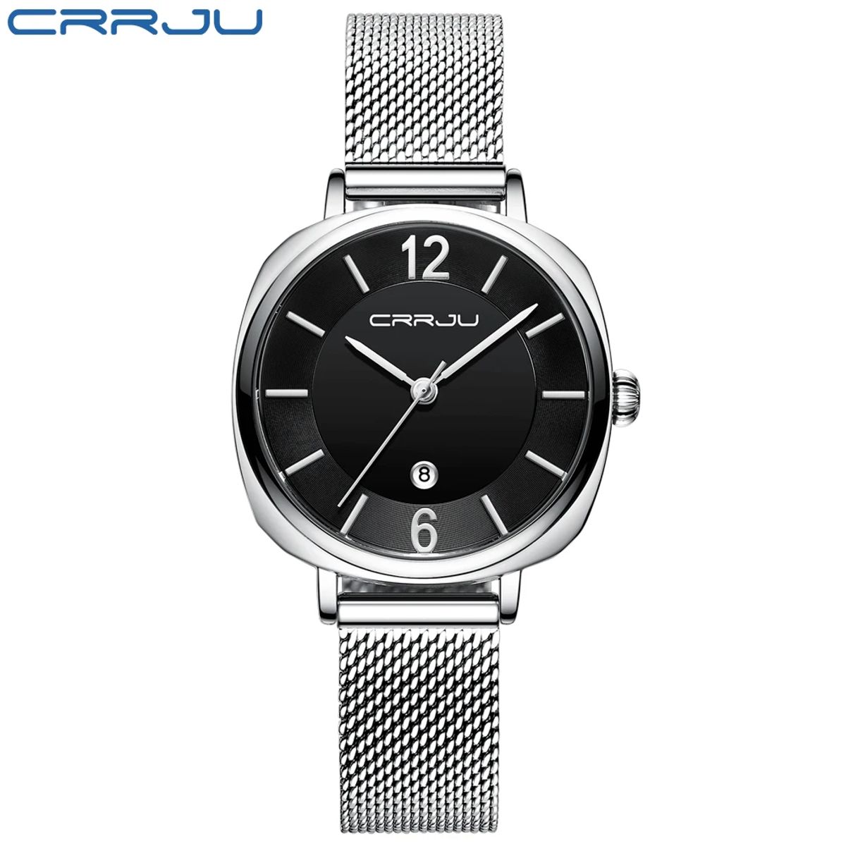 Women's Stainless Steel Bracelet Watch with Quartz Movement