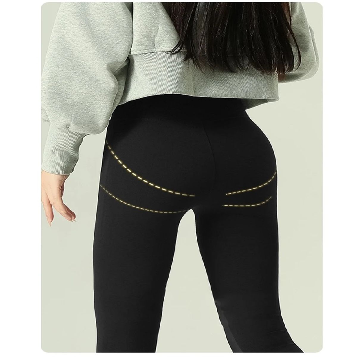 Seamless High-Waist Leggings for Running and Everyday Fitness