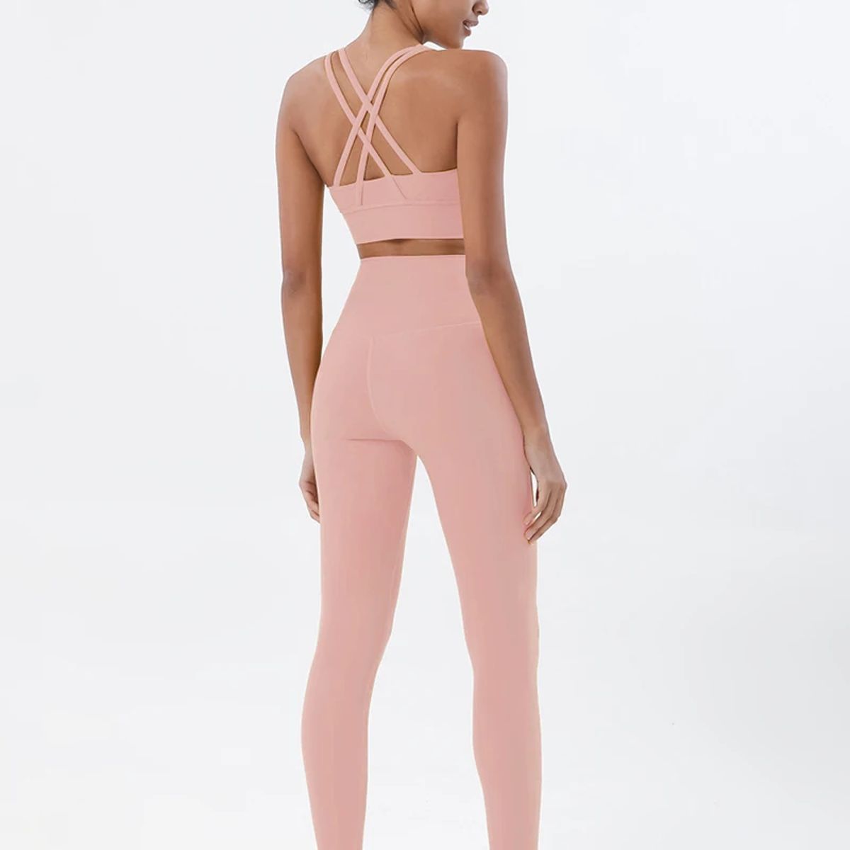 Women's Activewear Set - Nylon Yoga Leggings & Sports Bra Soisou - Women's Sportswear Sets