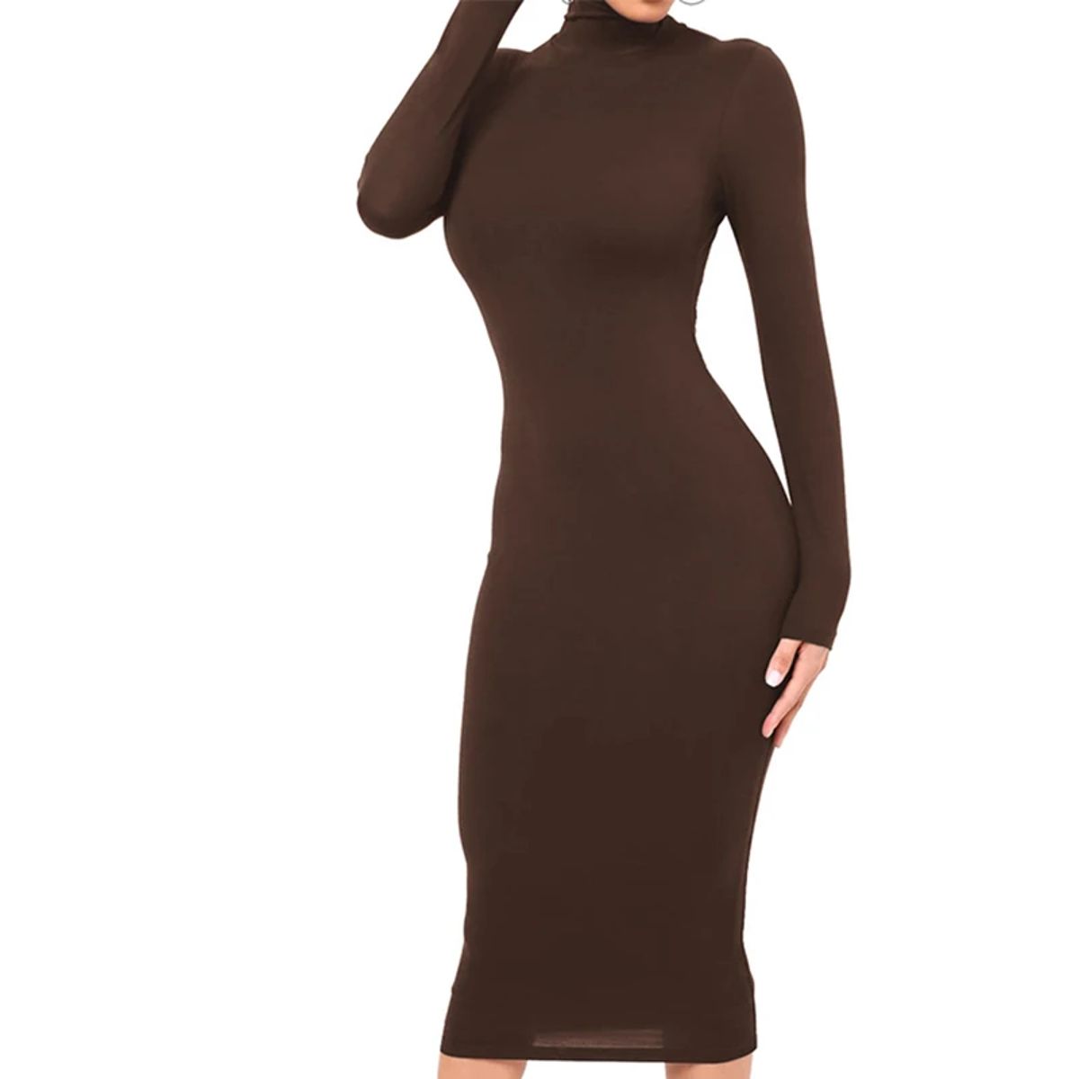 Stylish Knee-Length Party Club Bodycon Dress