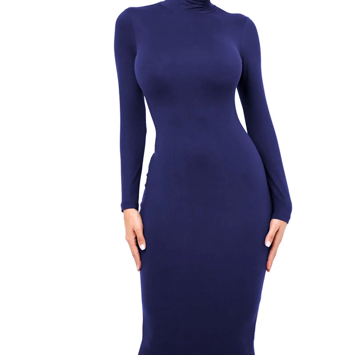 long dress elegant formal OLIVIA GRAPE PURPLE MIDI BODYCON DRESS | CULT MIA main image 0