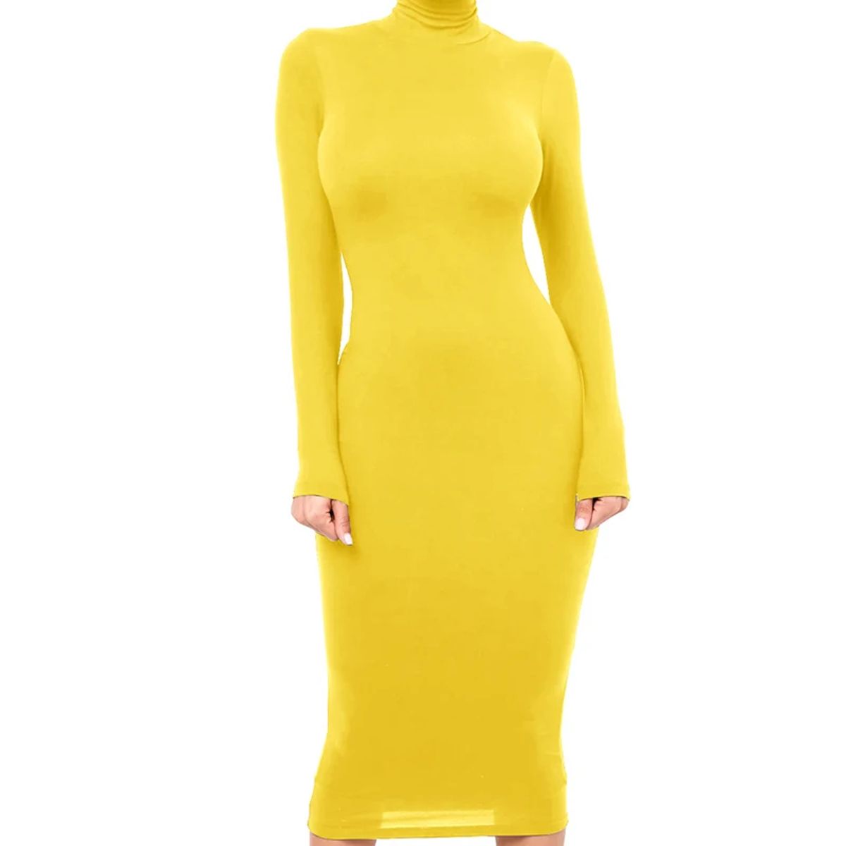 Yezw - Women's Midi Dresses 3