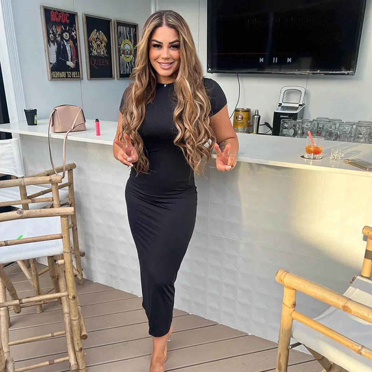 Elegant Slim Fit Ankle-Length Short Sleeve Casual Dress