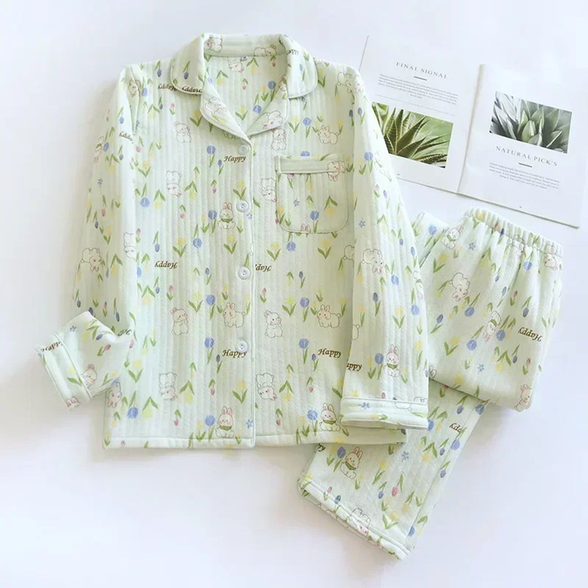 Air Cotton Pajamas for Breathable and Warm Sleepwear Air Cotton Pajamas for Breathable and Warm Sleepwear