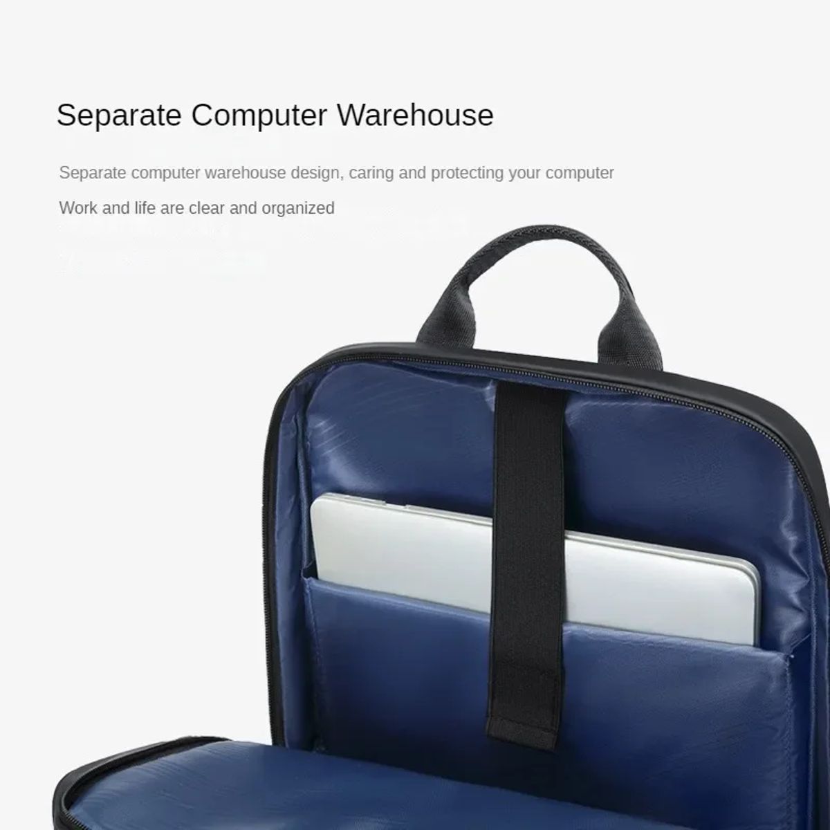 Spacious and Durable Laptop Backpack for Men with Multiple Pockets