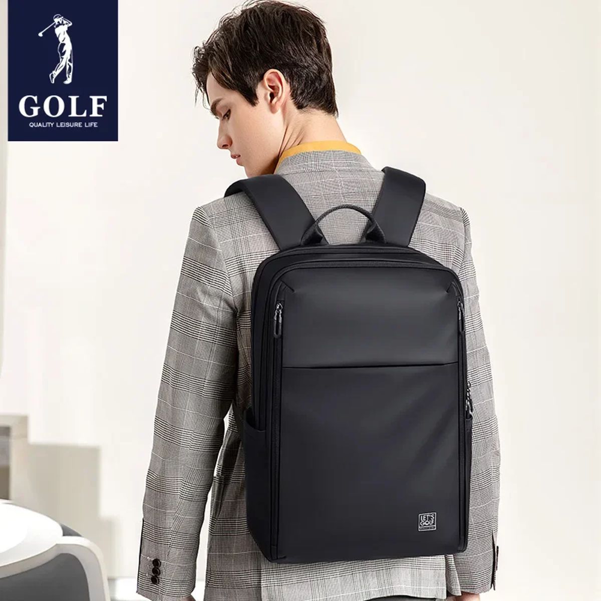 Spacious and Durable Laptop Backpack for Men with Multiple Pockets