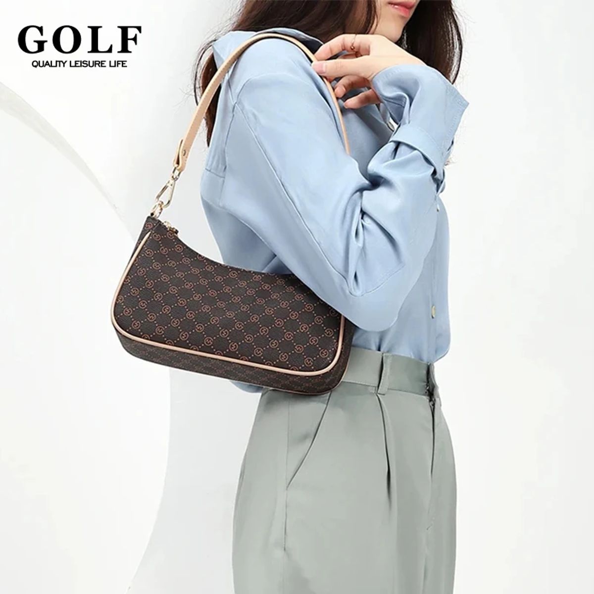 Summer Fashion PVC Armpit Shoulder Bag for Women Golf - Women's Shoulder Bags 1