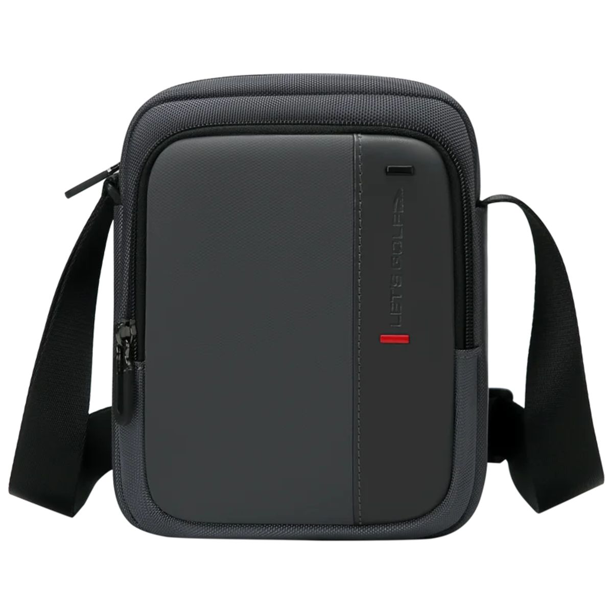 Men's Nylon Crossbody Bag with Multi Pockets and Anti-Theft Design