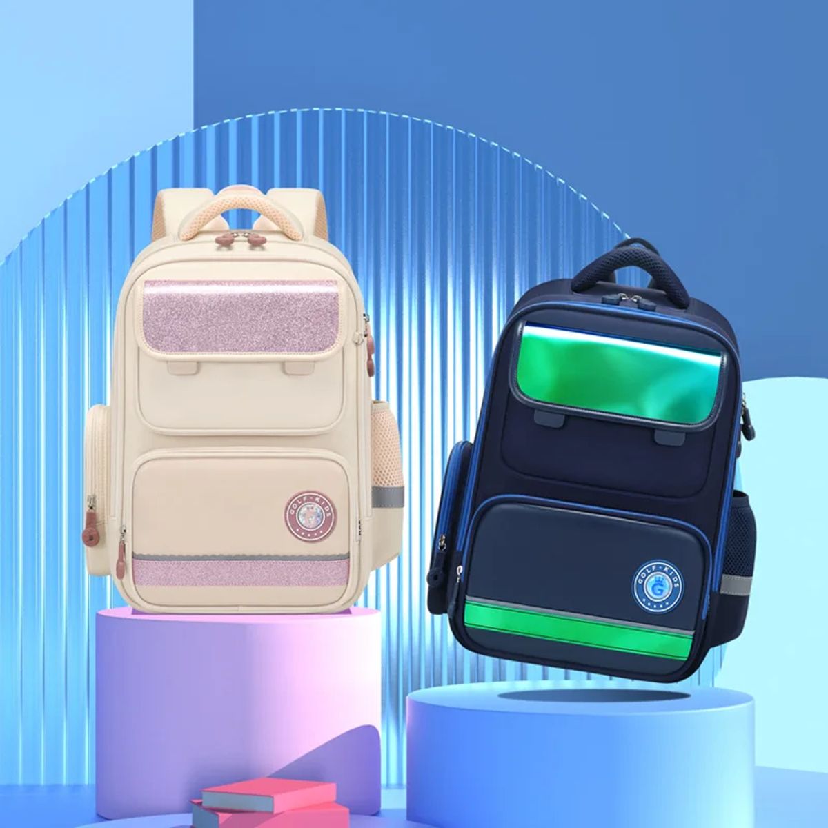 Stylish Waterproof School Backpack for Kids, Large Capacity Stylish Waterproof School Backpack for Kids, Large Capacity