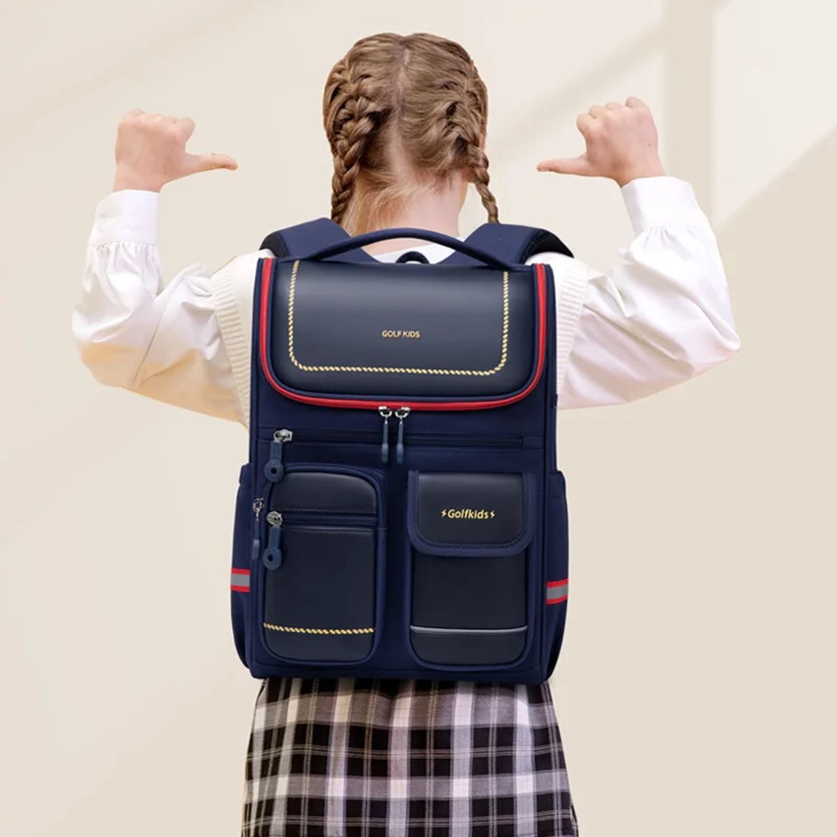 Durable and Comfortable School Backpack for Kids, Large Capacity