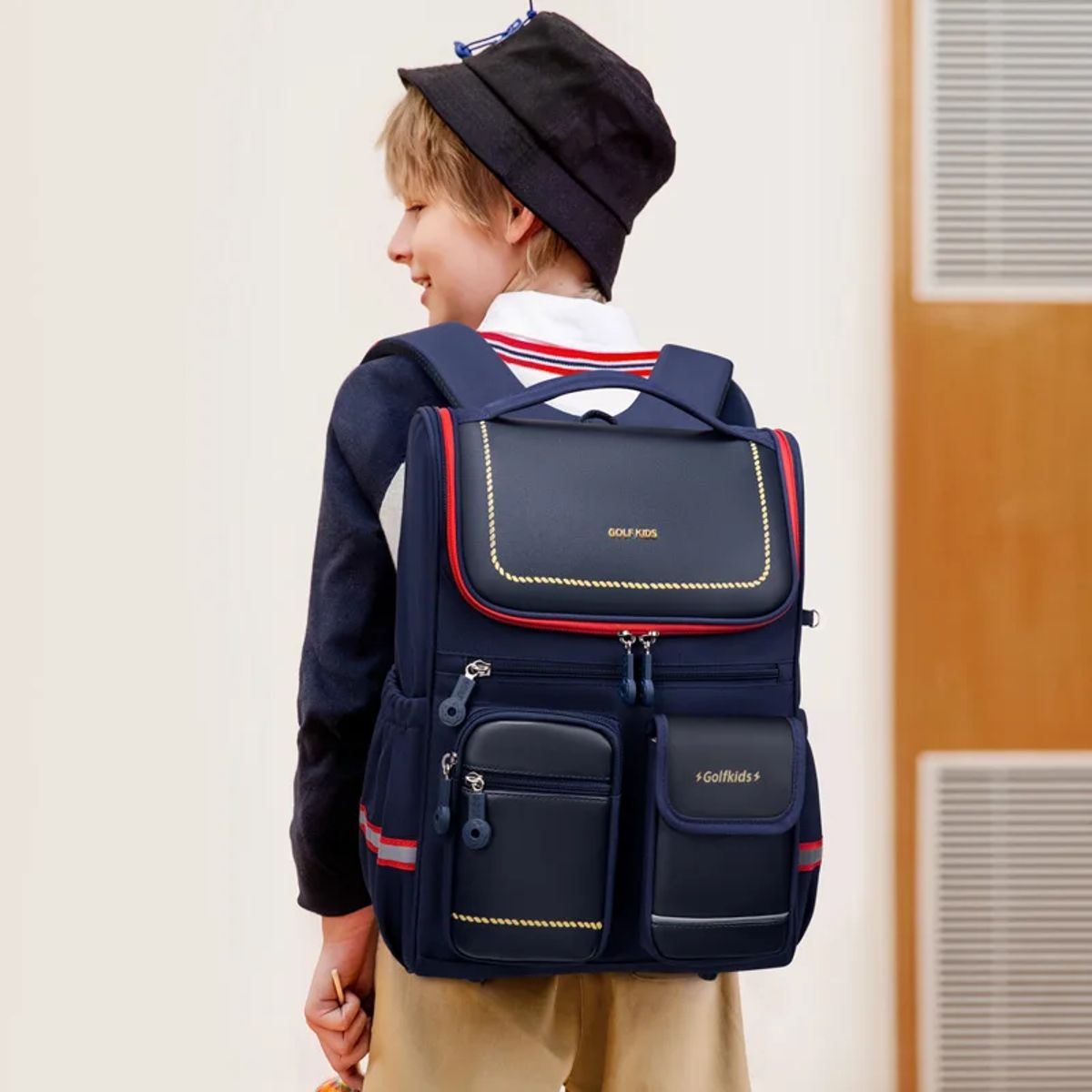 Durable and Comfortable School Backpack for Kids, Large Capacity