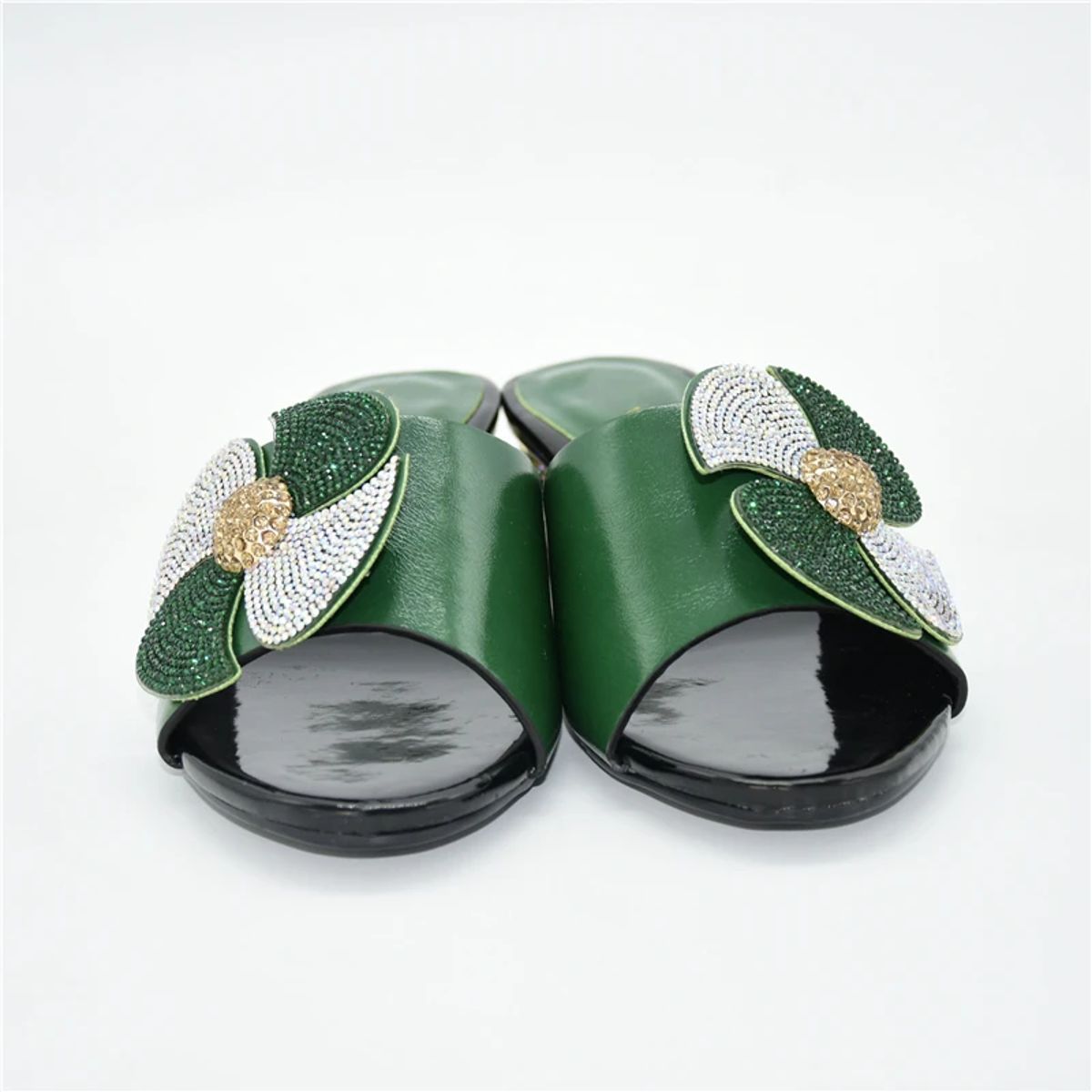 Stylish Party Platform Slingbacks with Rhinestone Round Heels Stylish Party Platform Slingbacks with Rhinestone Round Heels