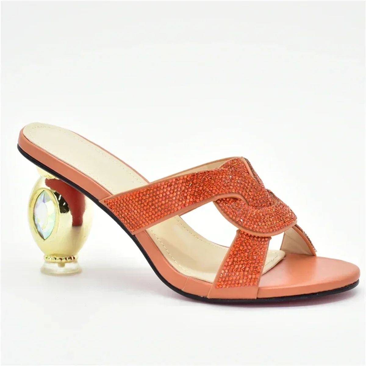 Chic Rhinestone-Accented Open-Toe Mid-Heel Sandals for Party Glam Chic Rhinestone-Accented Open-Toe Mid-Heel Sandals for Party Glam