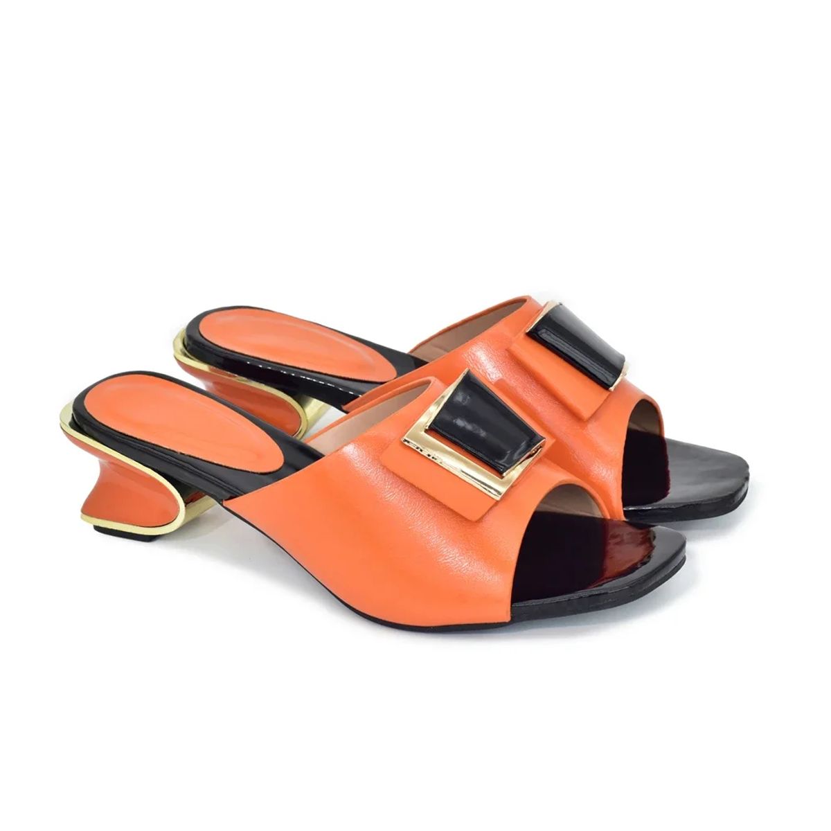 Trendy PU Leather Slingback Sandals for Fashion-Forward Women