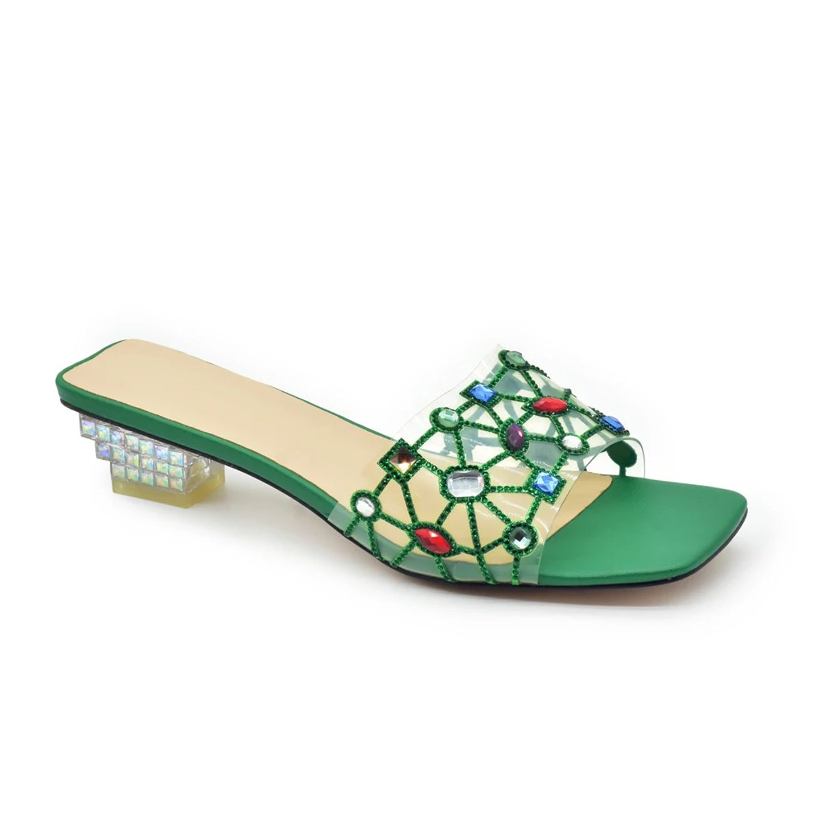 Elegant Rhinestone-Embellished Sandals for Special Occasions