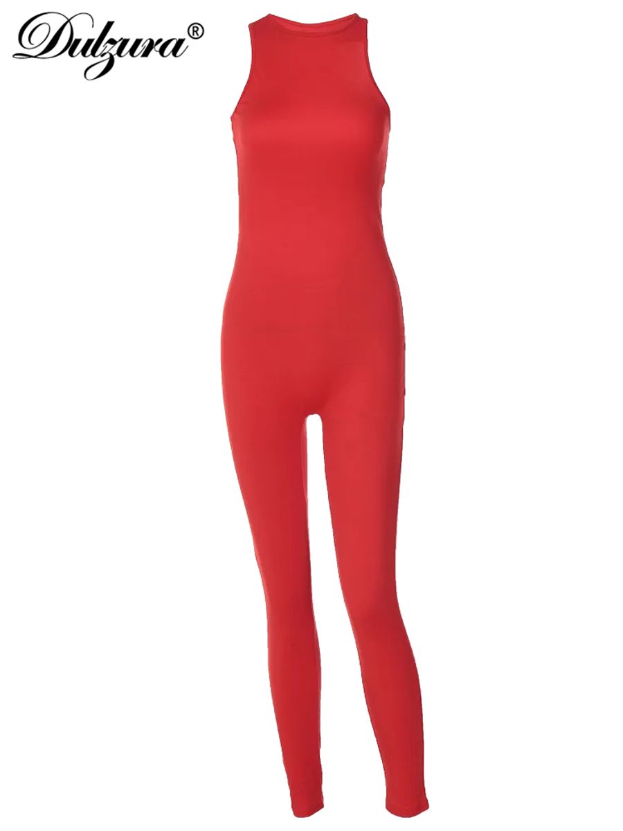 Elegant Backless Lace-Up Jumpsuit with Straps for Women