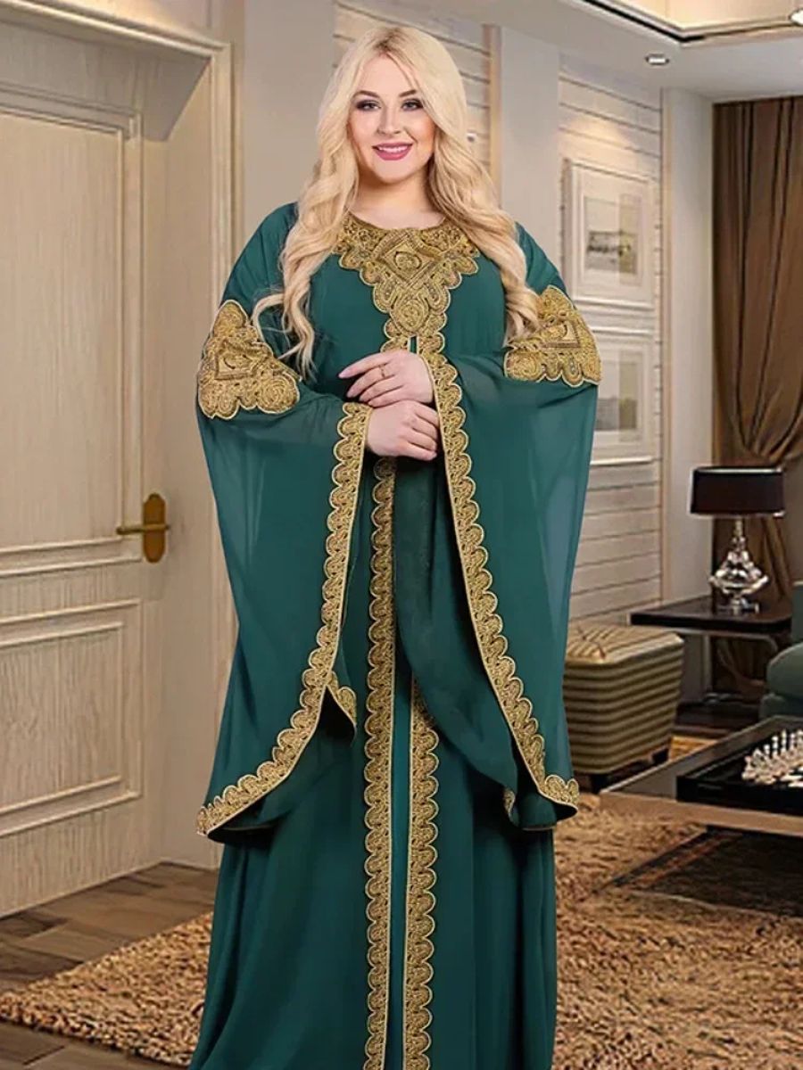 Stylish Ramadan Kaftan with Embroidered Details