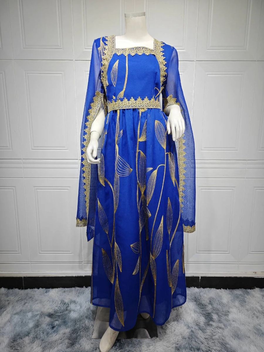 Elegant Embroidered Kaftan Abaya for Women – Party & Eid Dress