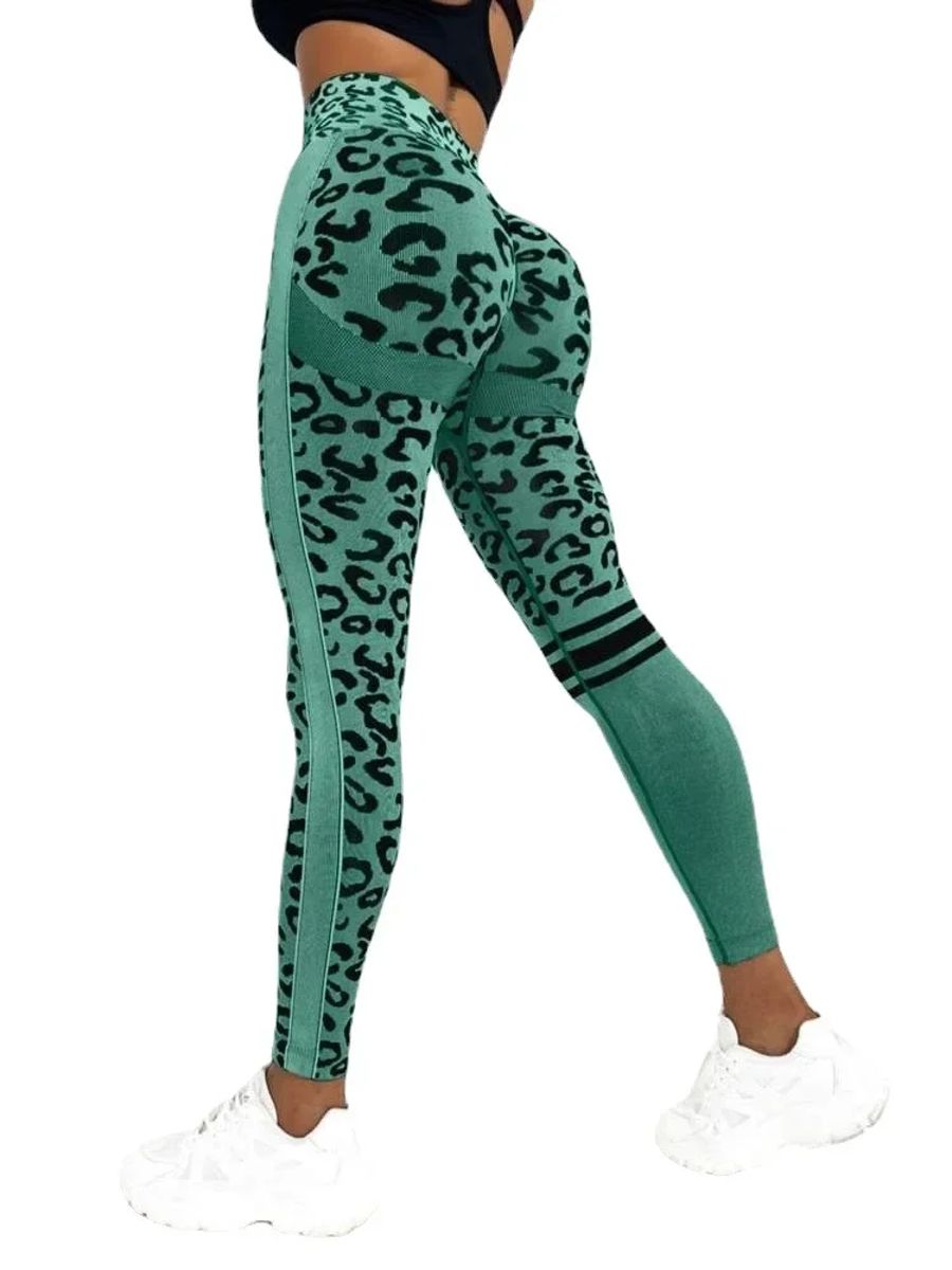 Women’s High Waist Fitness Yoga Pants with Lifting Design