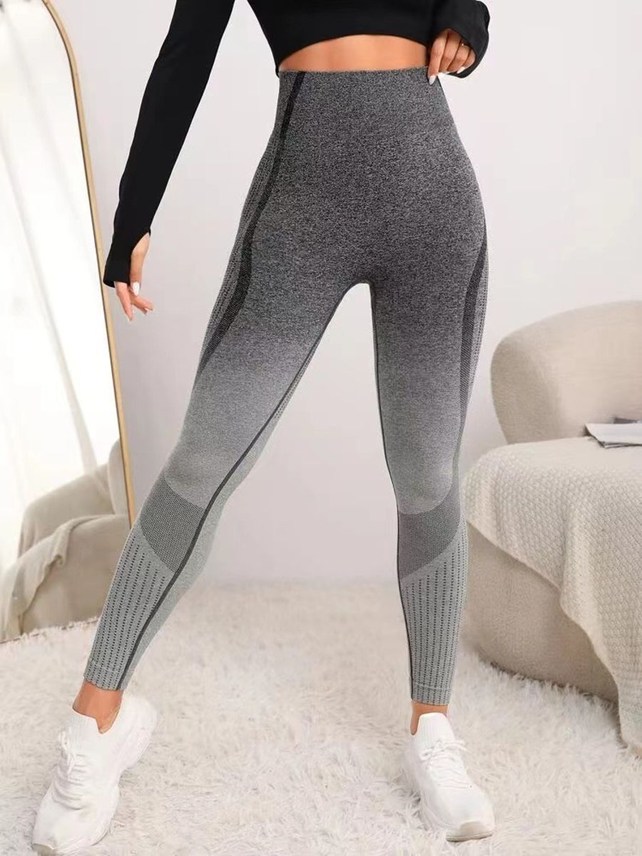 Women’s Gradient Seamless High-Waist Workout Leggings for Fitness