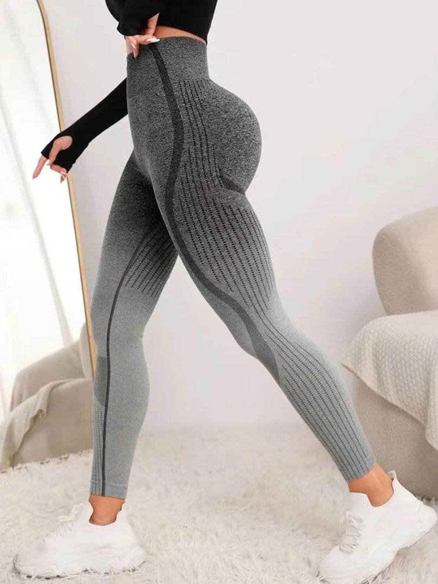 Women’s Gradient Seamless High-Waist Workout Leggings for Fitness Women’s Gradient Seamless High-Waist Workout Leggings for Fitness
