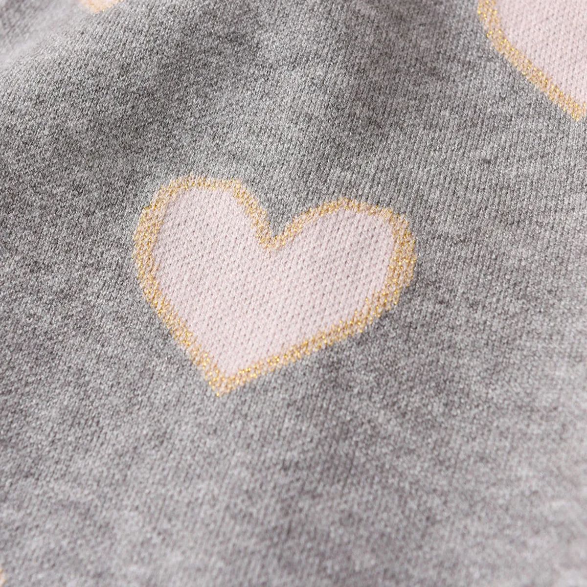 Cozy Winter Knit Sweater for Girls with O-Neck