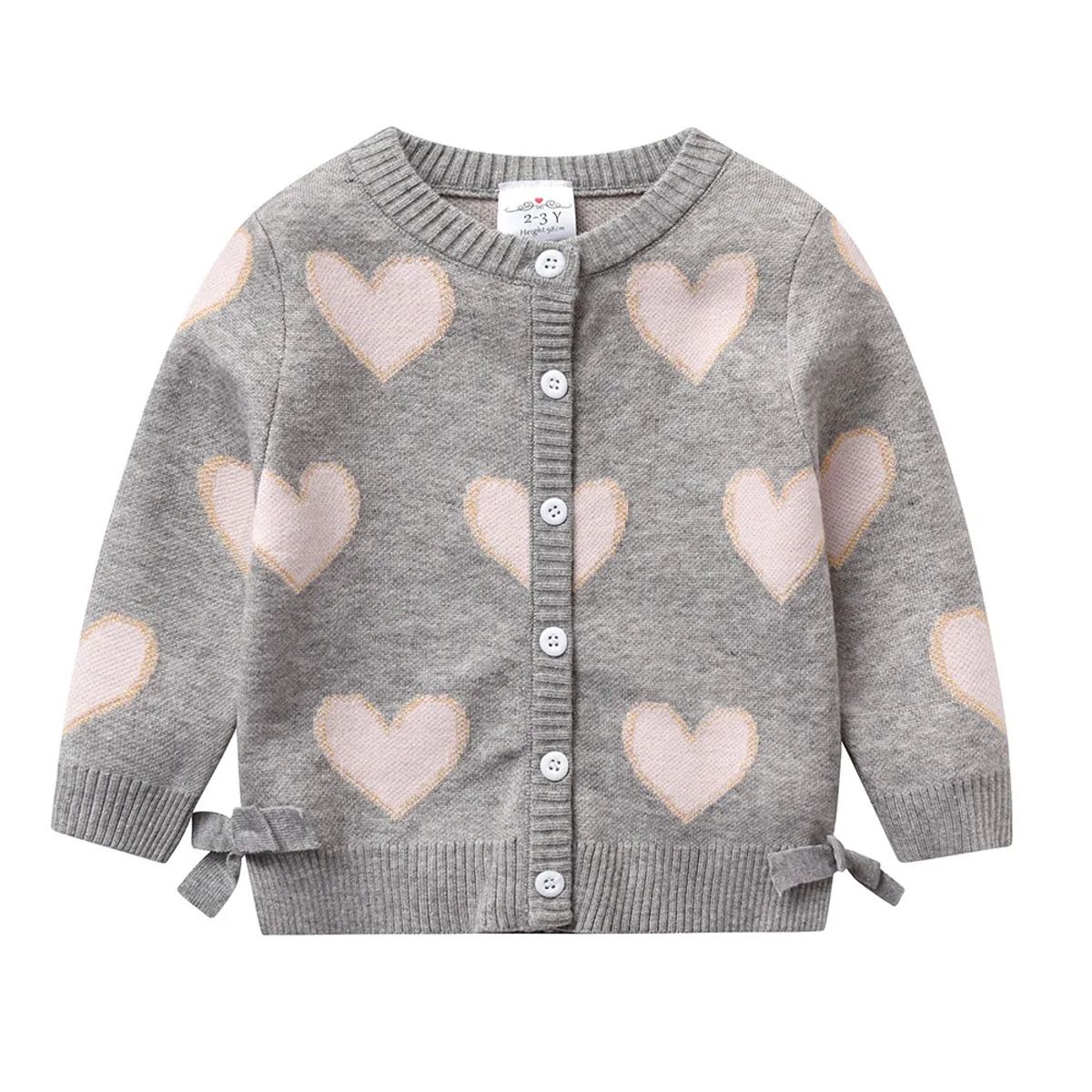 Cozy Winter Knit Sweater for Girls with O-Neck