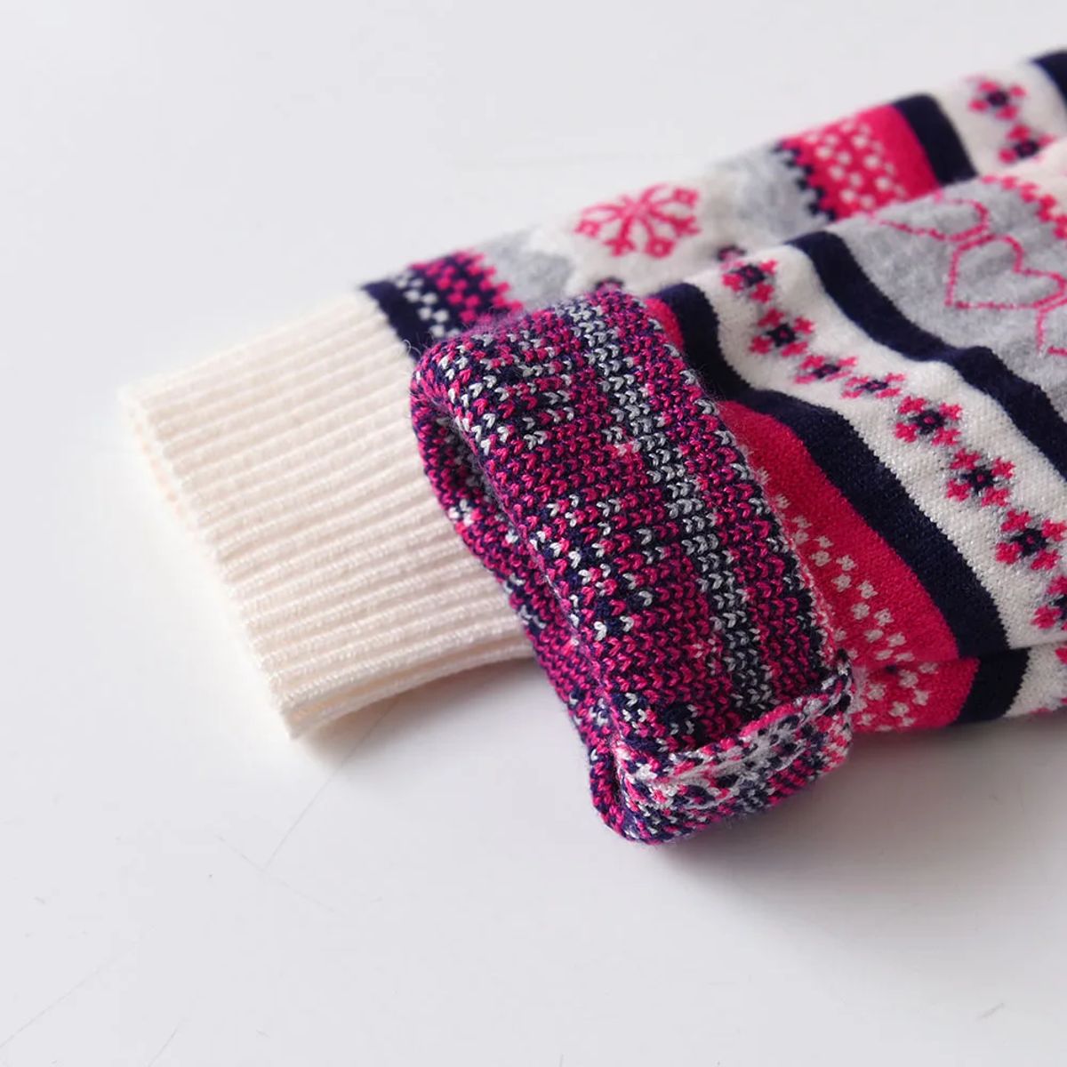 Adorable Toddler Girls' Knitted Cardigan Sweater with Floral Design