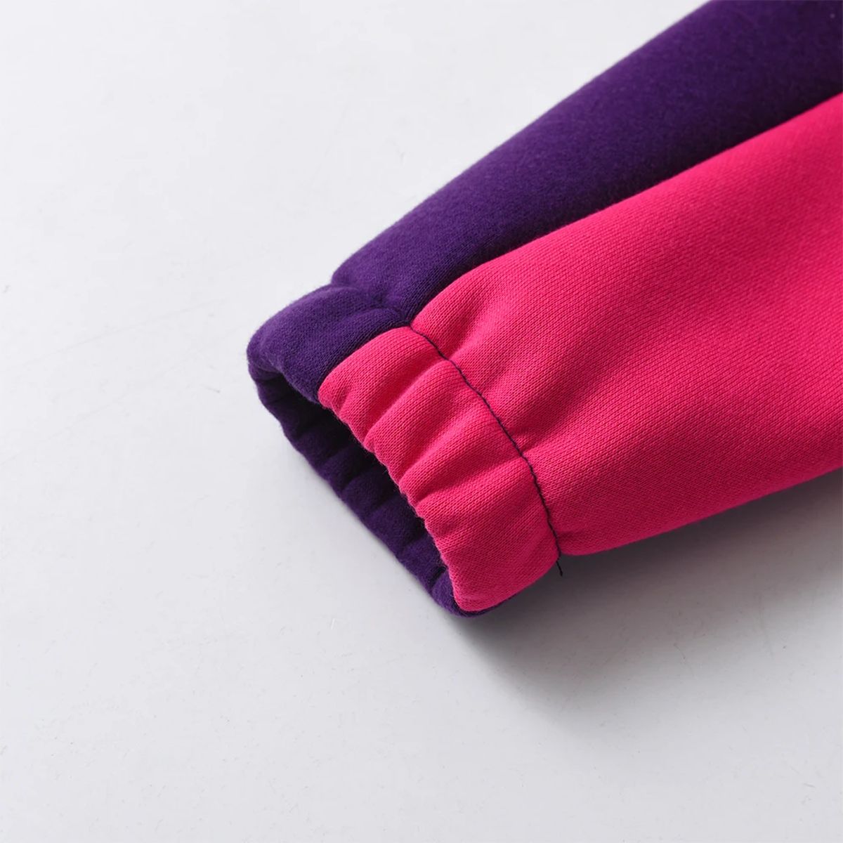 Mermaid-Print Kids' Winter Jacket with Zipper Closure