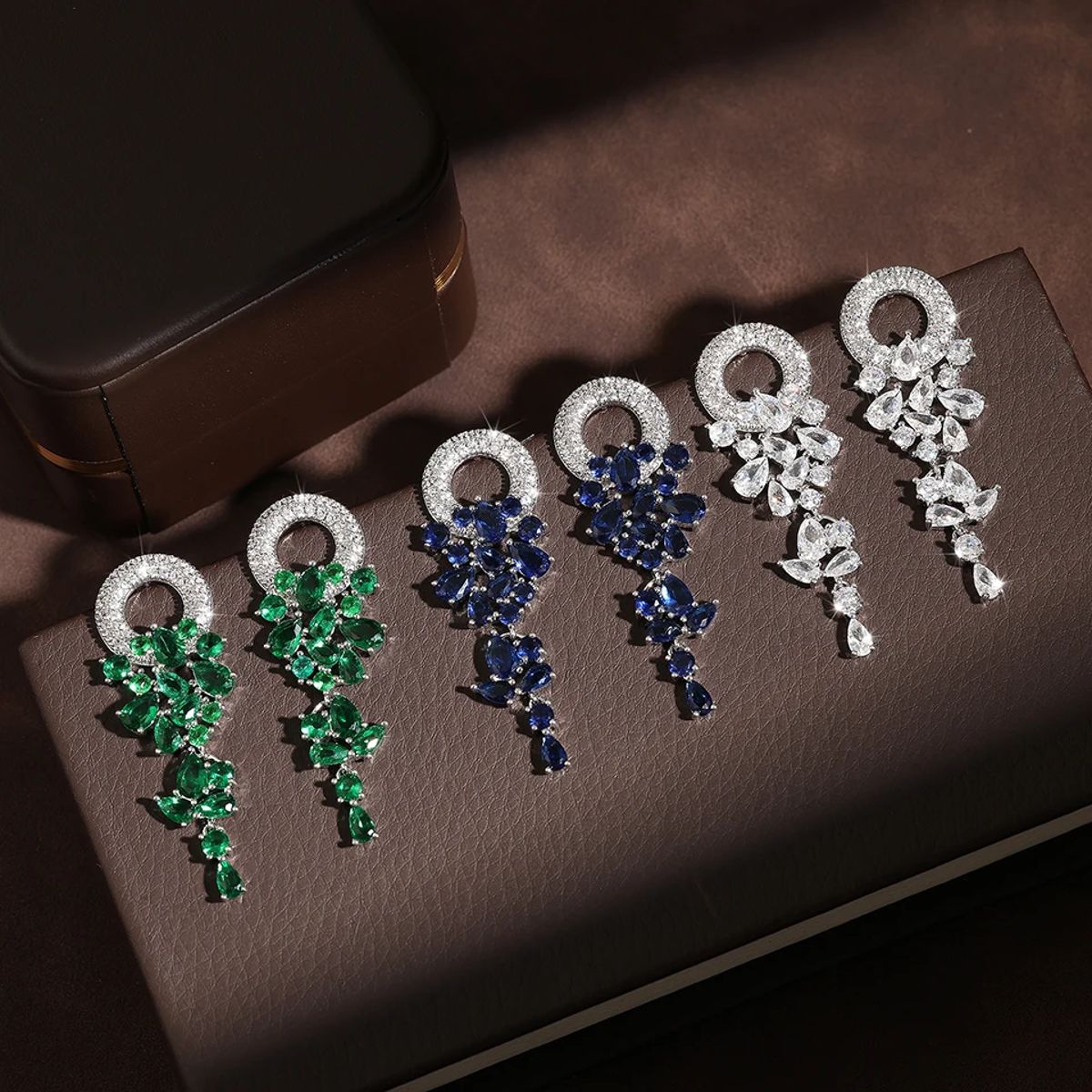 Elegant Marquise Cut Cubic Zirconia Dangle Earrings for Women Elegant Marquise Cut Cubic Zirconia Dangle Earrings for Women