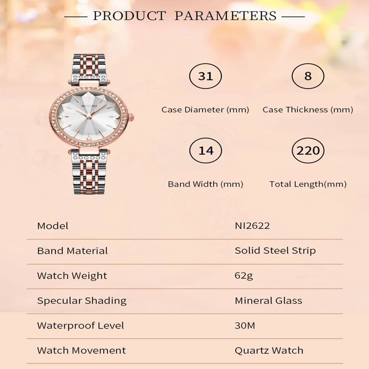 Nibosi - Women's Dress Watches 5