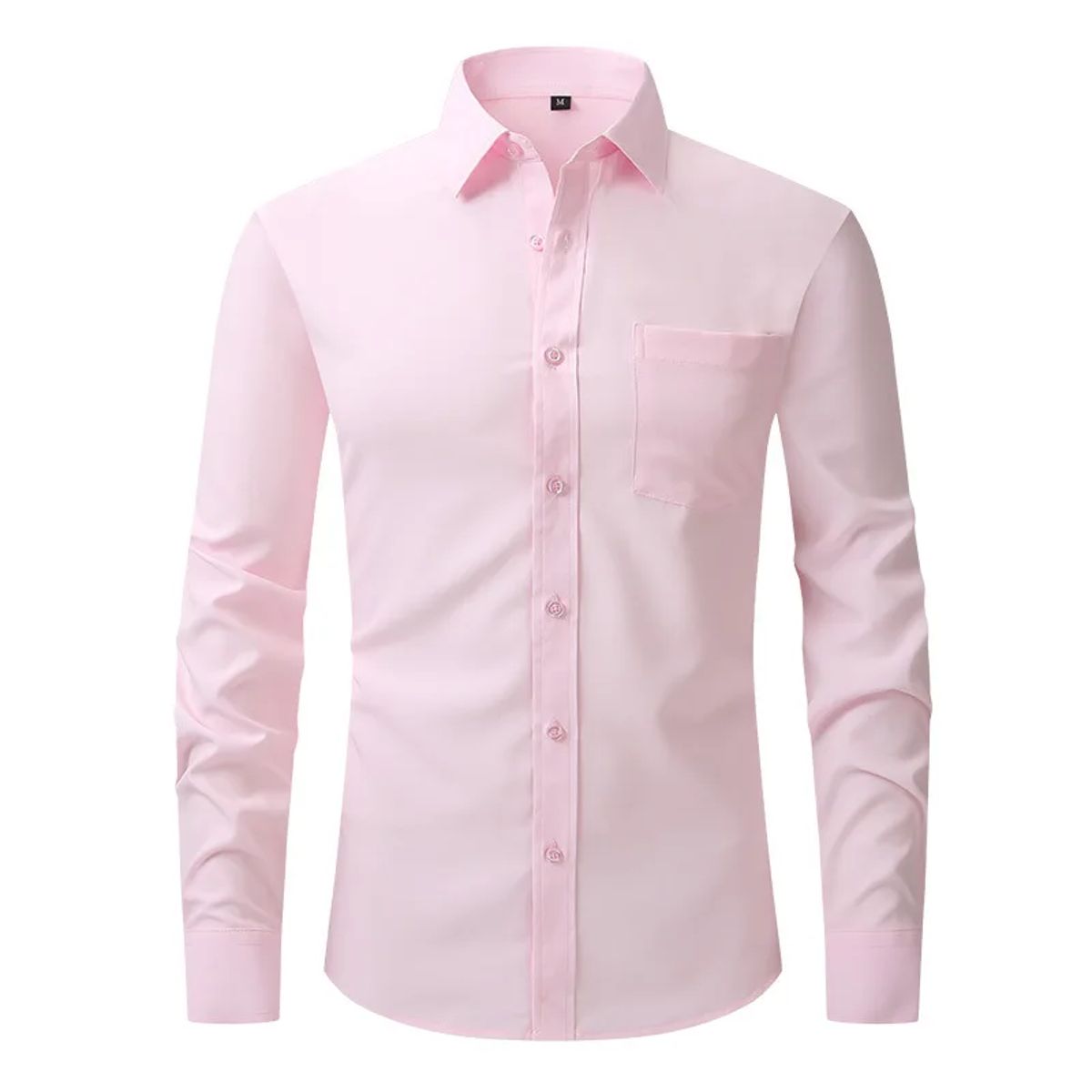 Classic Long Sleeve Button-Down Shirt for Versatile Wear