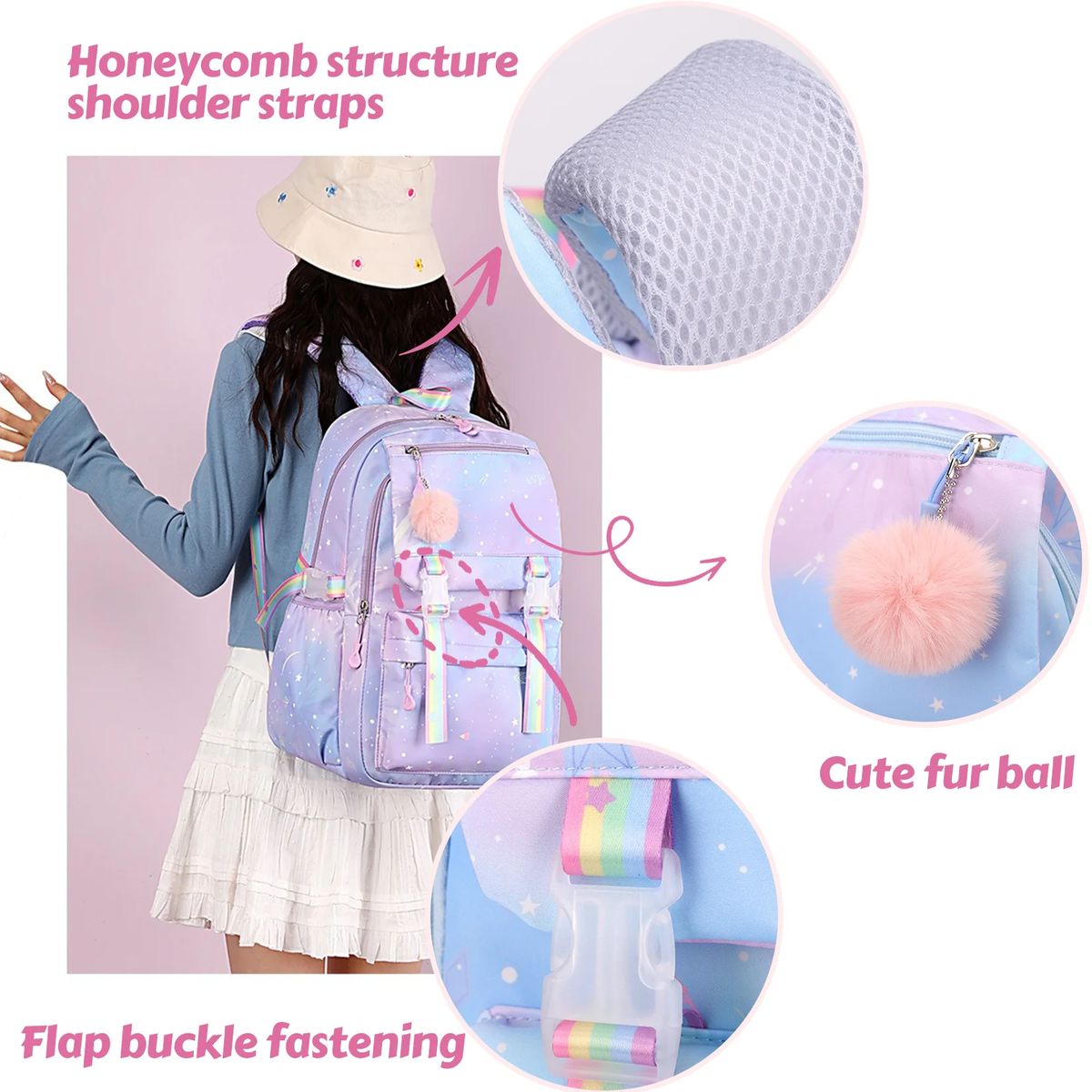 Lightweight and Stylish Bookbag for Kids and Teens