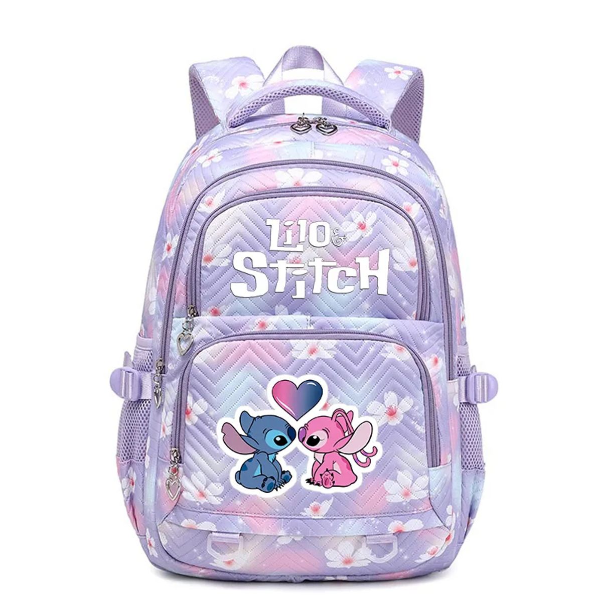 Cute Cartoon Stitch Waterproof School Backpack for Teens & Students