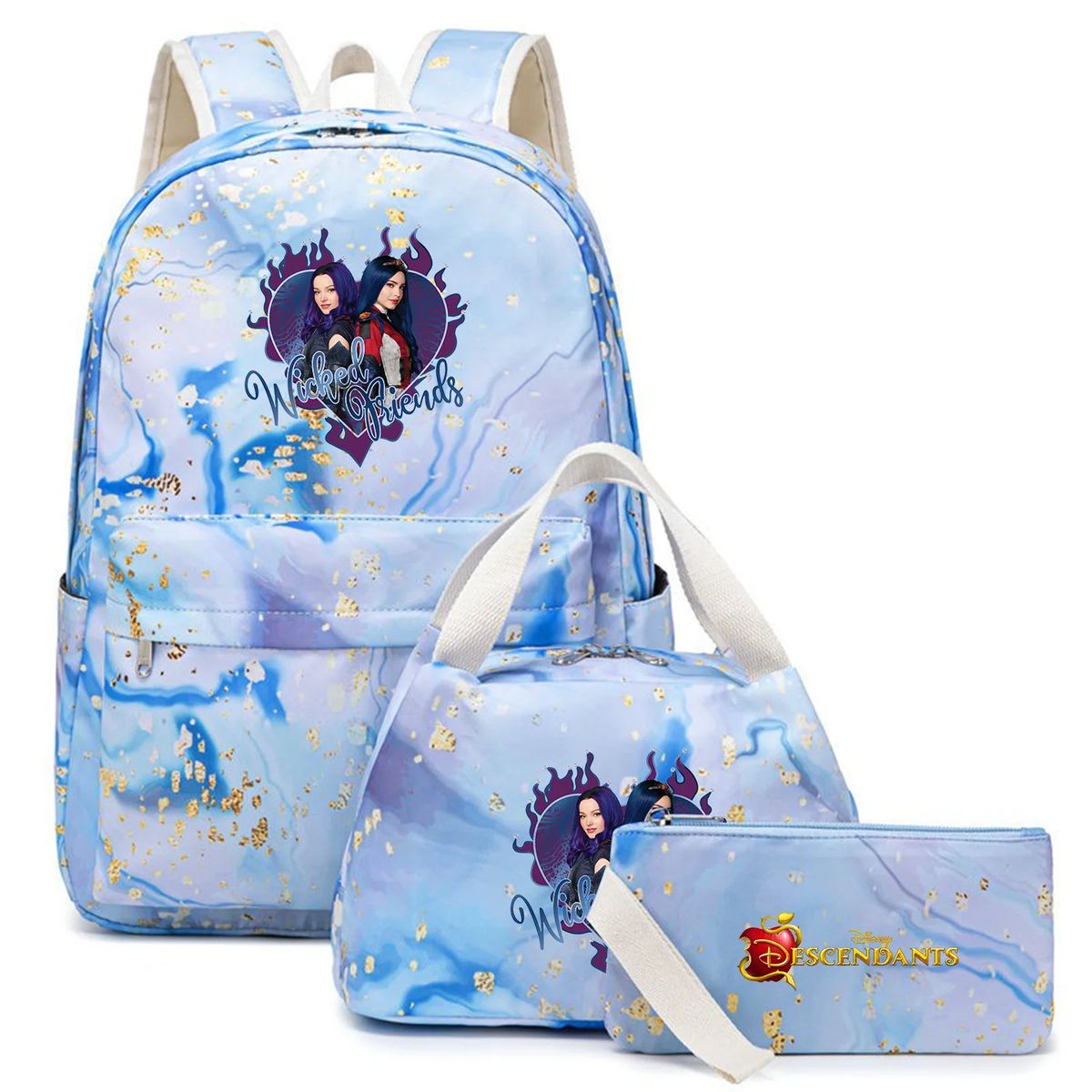 Complete Kids Backpack Set with Laptop, Lunch, and Pen Bags