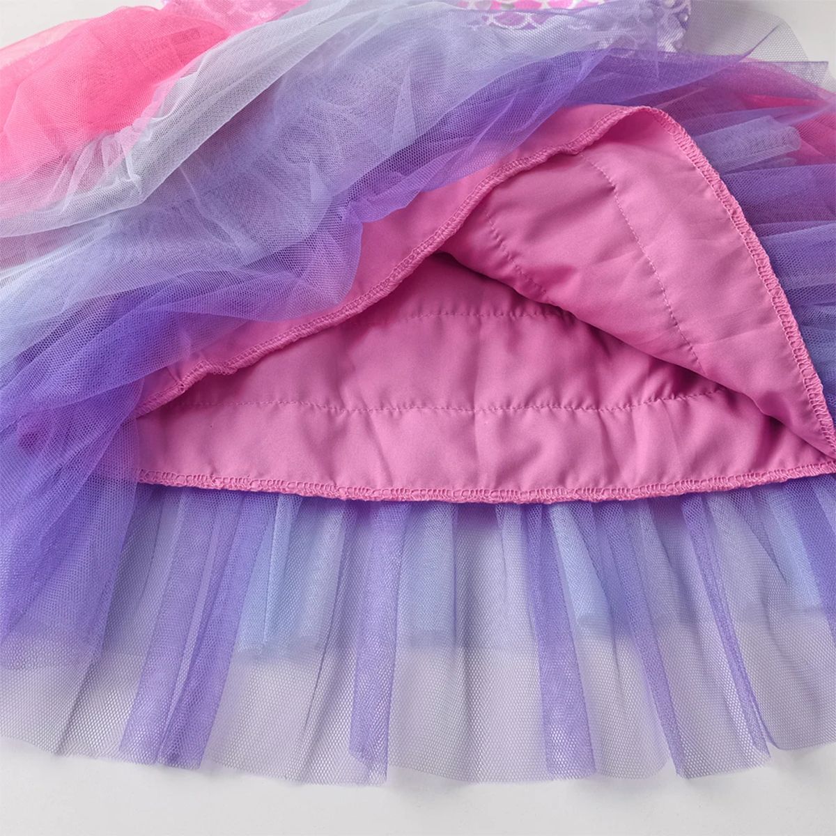 Enchanting Mermaid Princess Dress for Girls – Layered Summer Gown Enchanting Mermaid Princess Dress for Girls – Layered Summer Gown