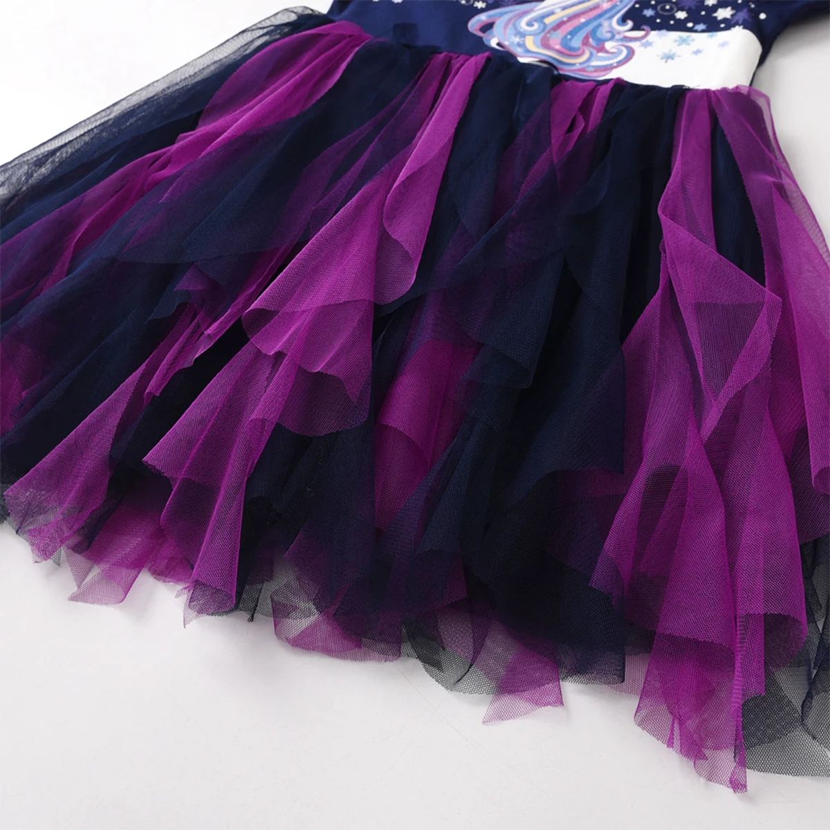Enchanting Unicorn Tulle Dress for Girls – Winter Party Outfit
