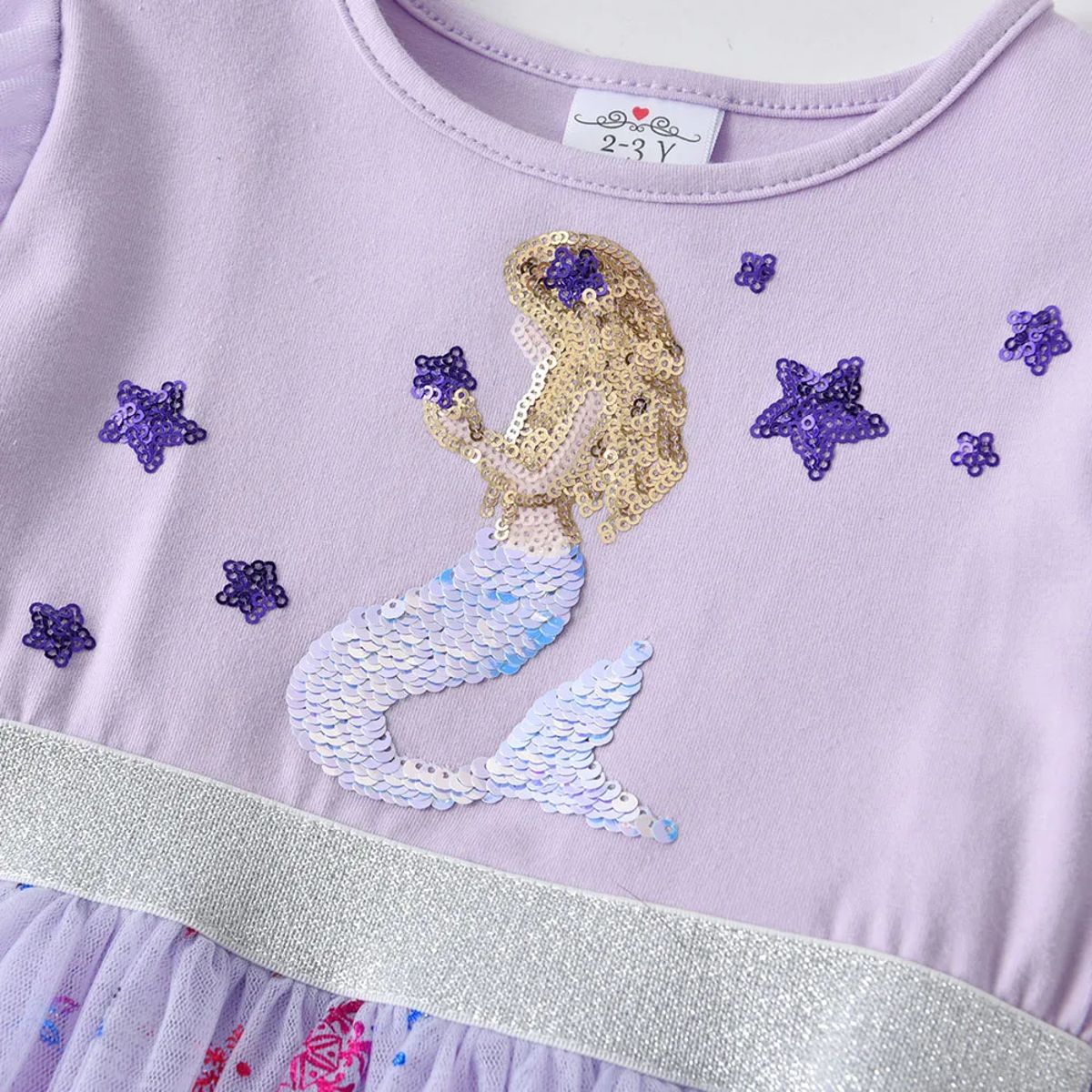 Sparkling Mermaid Princess Dress for Girls – Sequin Party Gown