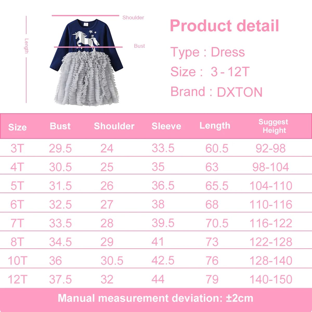 Elegant Princess Tutu Dress for Girls, Perfect for Parties