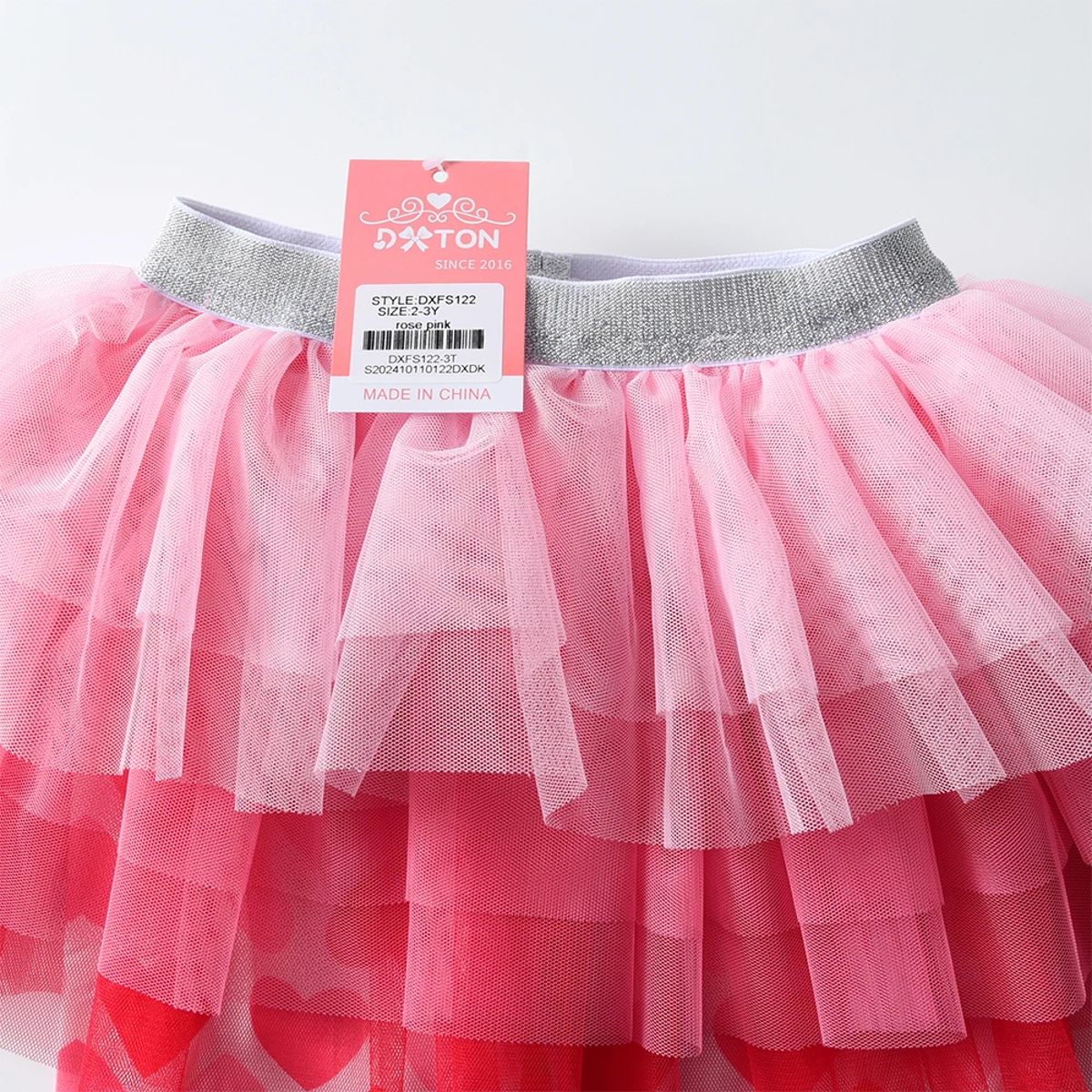 Charming Heart-Printed Leggings with Skirt for Girls' Dance Charming Heart-Printed Leggings with Skirt for Girls' Dance