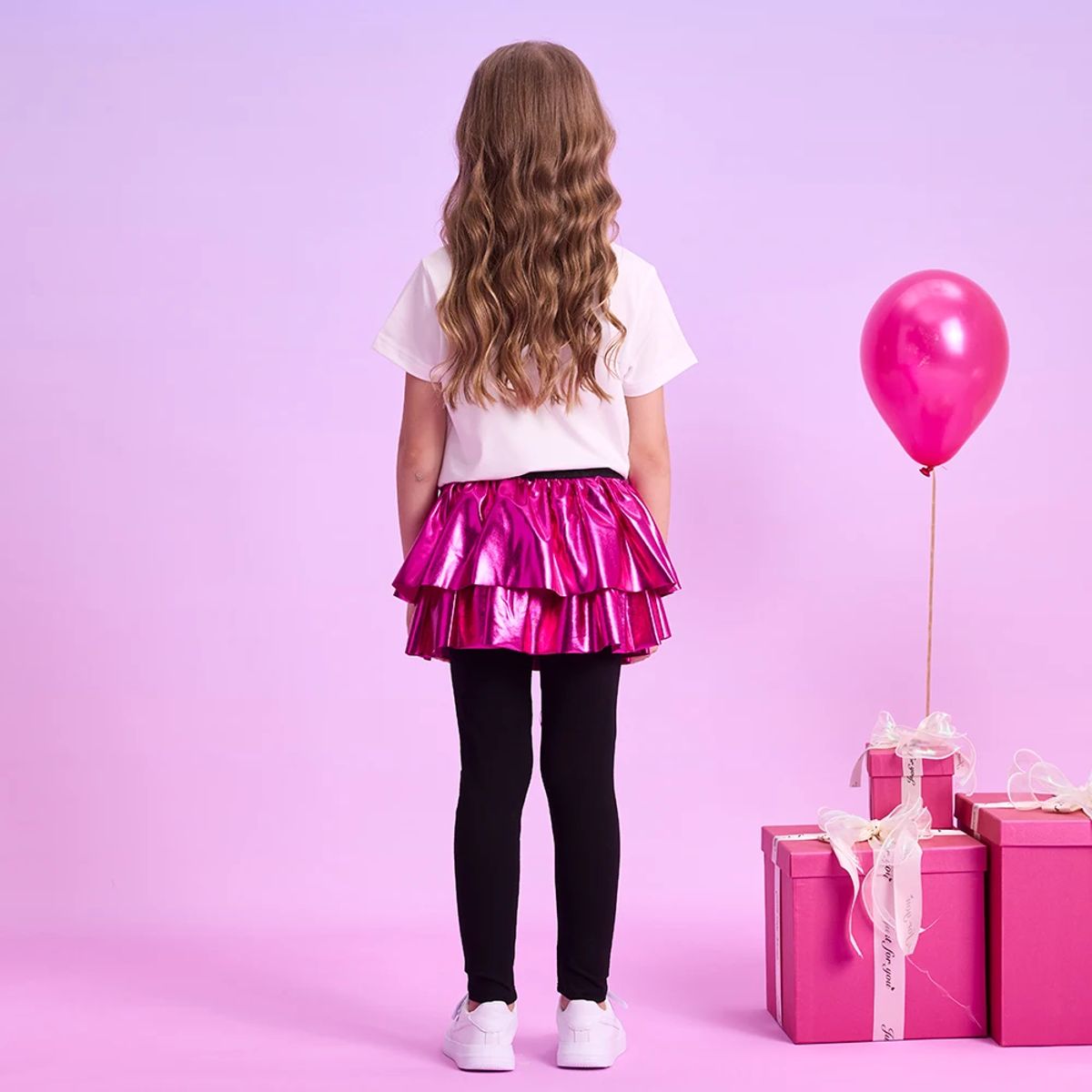 Stylish Fake Two-Piece Skirt Pants for Girls, Casual Leggings Stylish Fake Two-Piece Skirt Pants for Girls, Casual Leggings