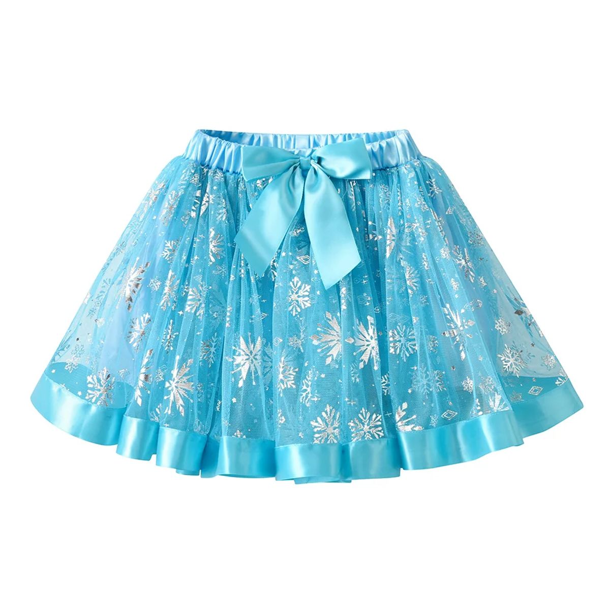 Charming Tulle Tutu Skirt for Girls with Bow Decoration