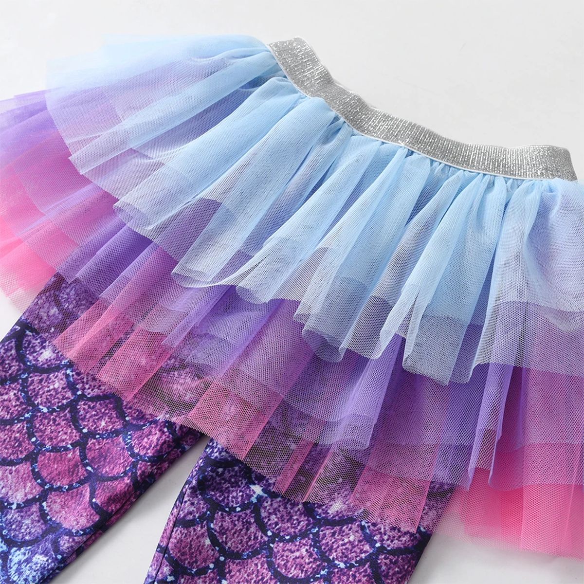 Girls Tulle Skirt Leggings – Ballet Dance & Party Outfit