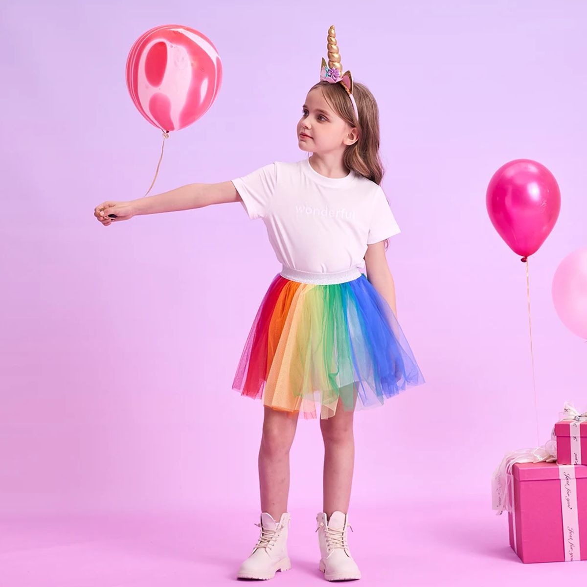 Adorable Tutu Mini Skirt for Girls' Birthday and Dancewear Adorable Tutu Mini Skirt for Girls' Birthday and Dancewear