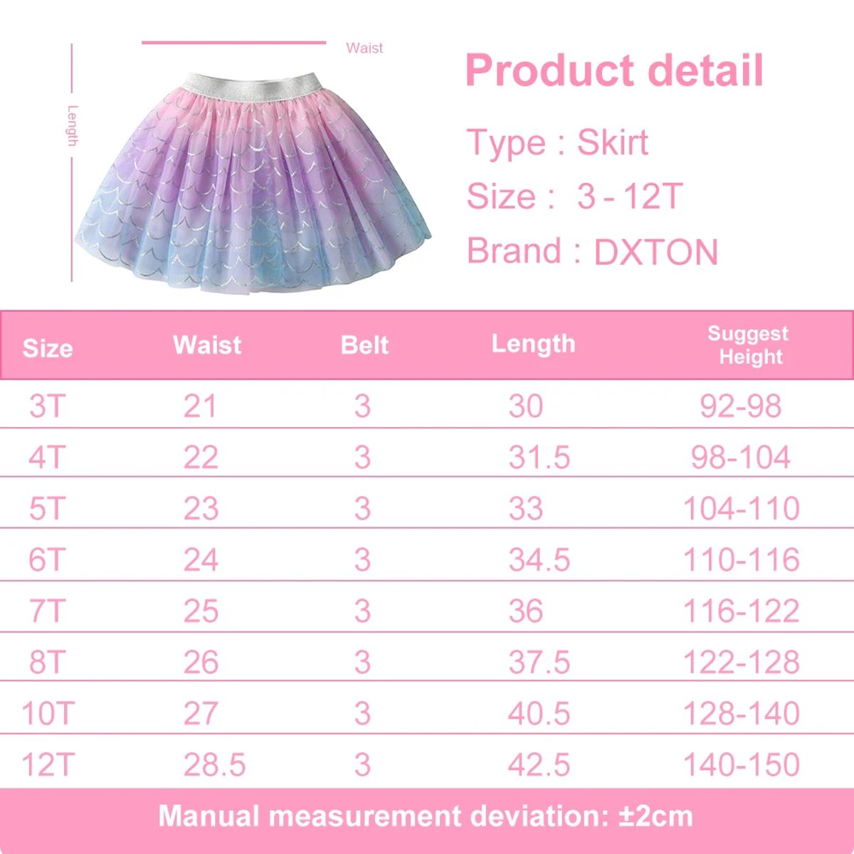 Enchanting Girls' Tulle Mermaid Skirt – Princess Party Outfit Enchanting Girls' Tulle Mermaid Skirt – Princess Party Outfit