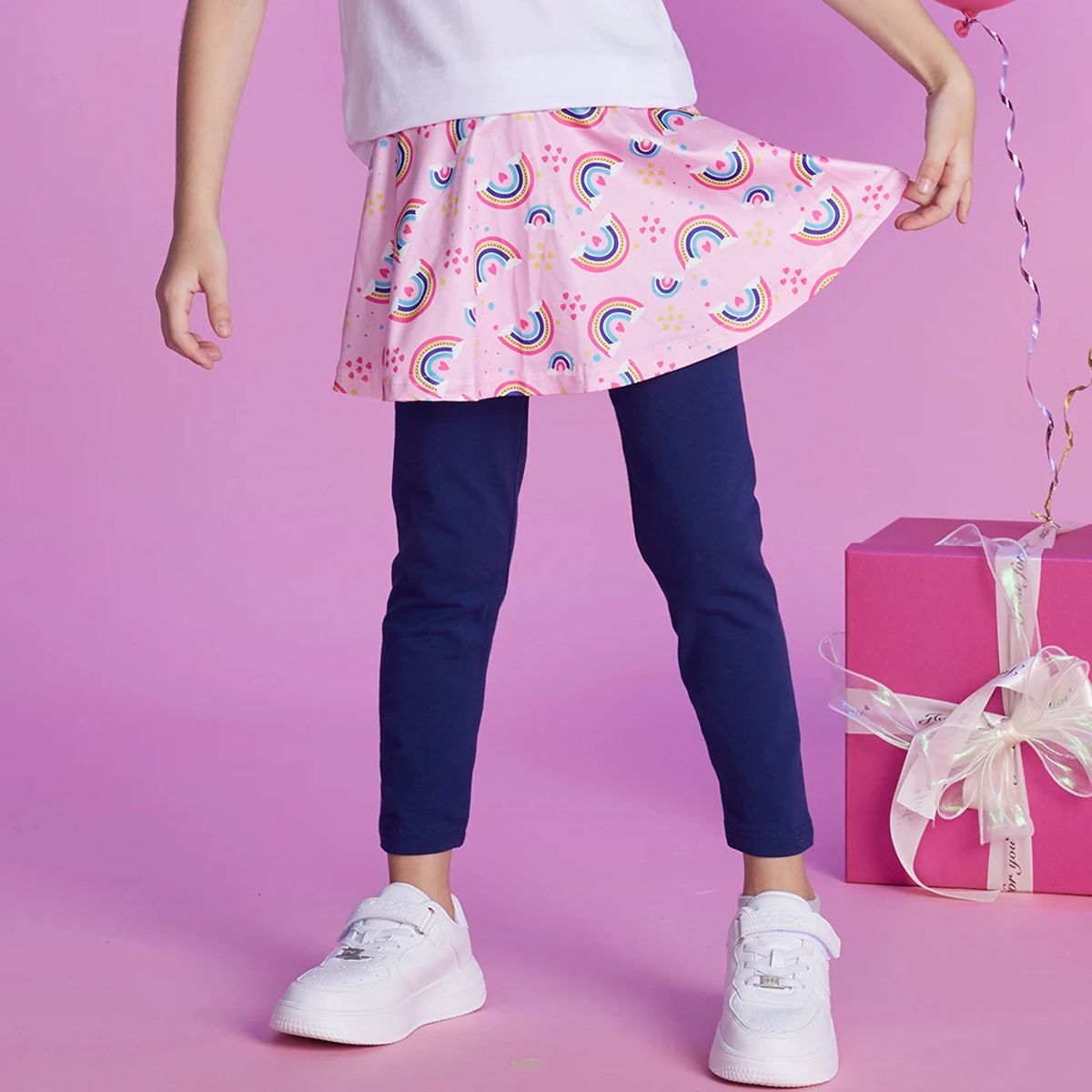 Adorable Girls' Mesh Skirt Leggings – Comfy & Stylish Outfit Adorable Girls' Mesh Skirt Leggings – Comfy & Stylish Outfit